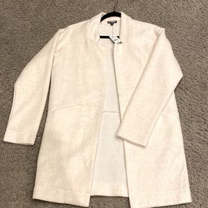 NWT. Express coat. Beige/cream.